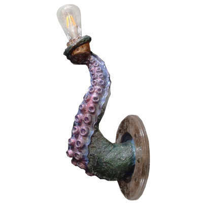 Бра Лиловый Осьминог Wall Lamp Lilac Octopus