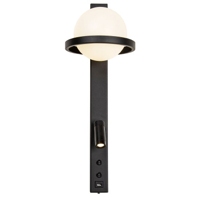 Бра Поворотный спот Pots light Черный