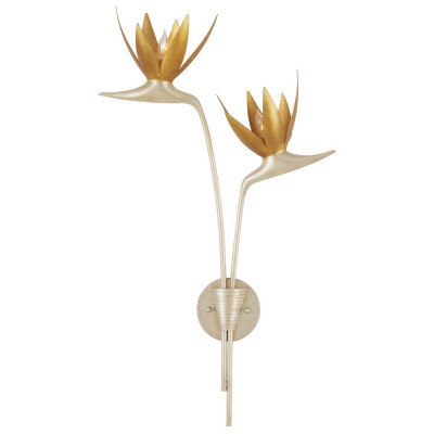 Бра с 2-мя плафонами в виде цветов Golden Bird of Paradise