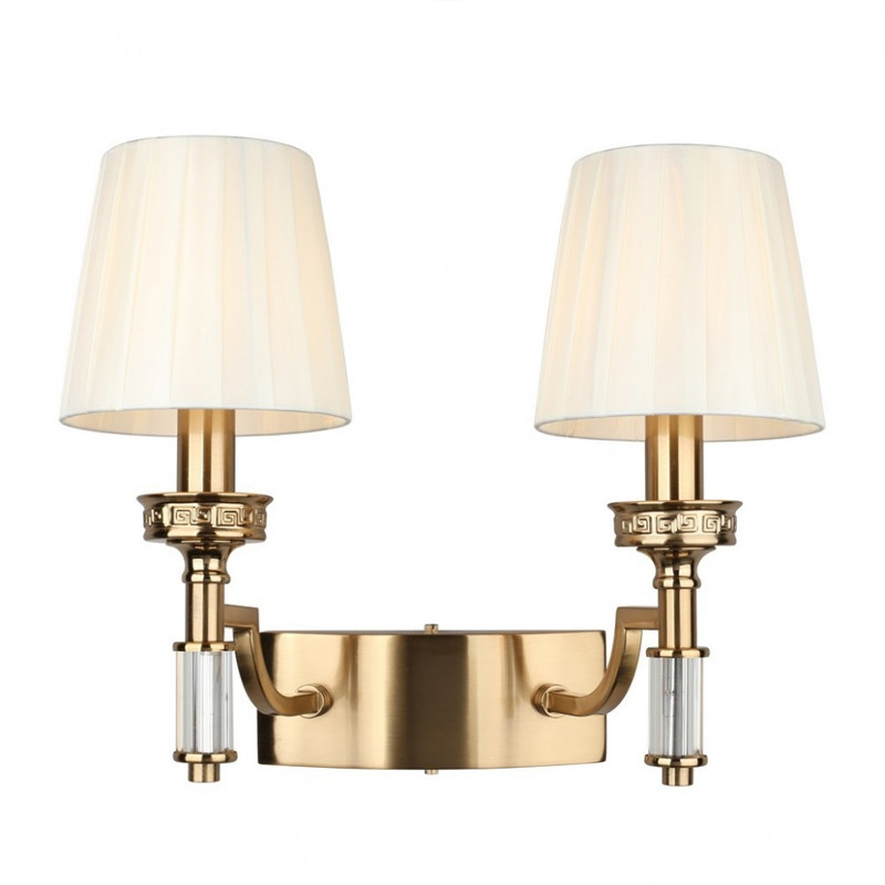 Бра с абажуром на 2 лампы Brolevbrus Бронза