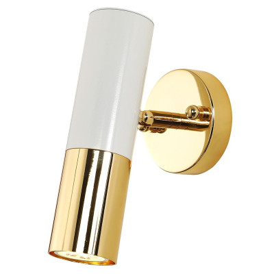 Бра с бело-золотым плафоном Delightfull