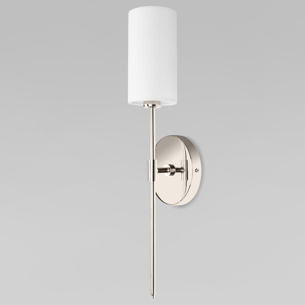 Бра с белым плафоном из ткани цилиндрической формы SWEET CANDLES