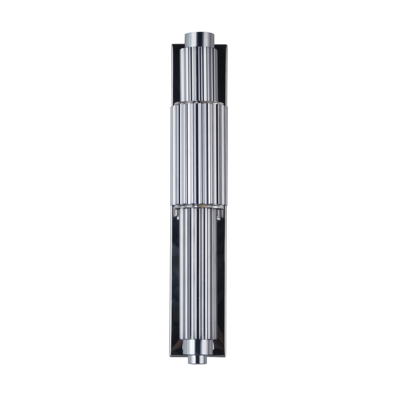 Бра с вертикальным узким плафоном Fuse Crystal Grey