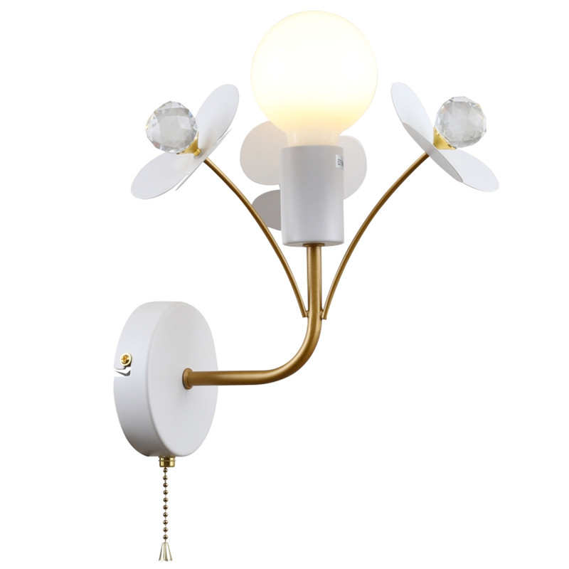Бра с декором в виде цветов и хрустальными элементами MATISSE