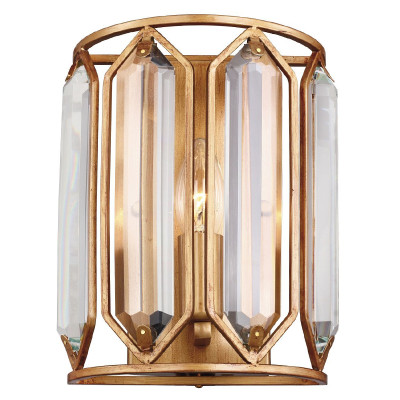 Бра с золотисто-коричневым каркасом CRYSTAL LIGHT