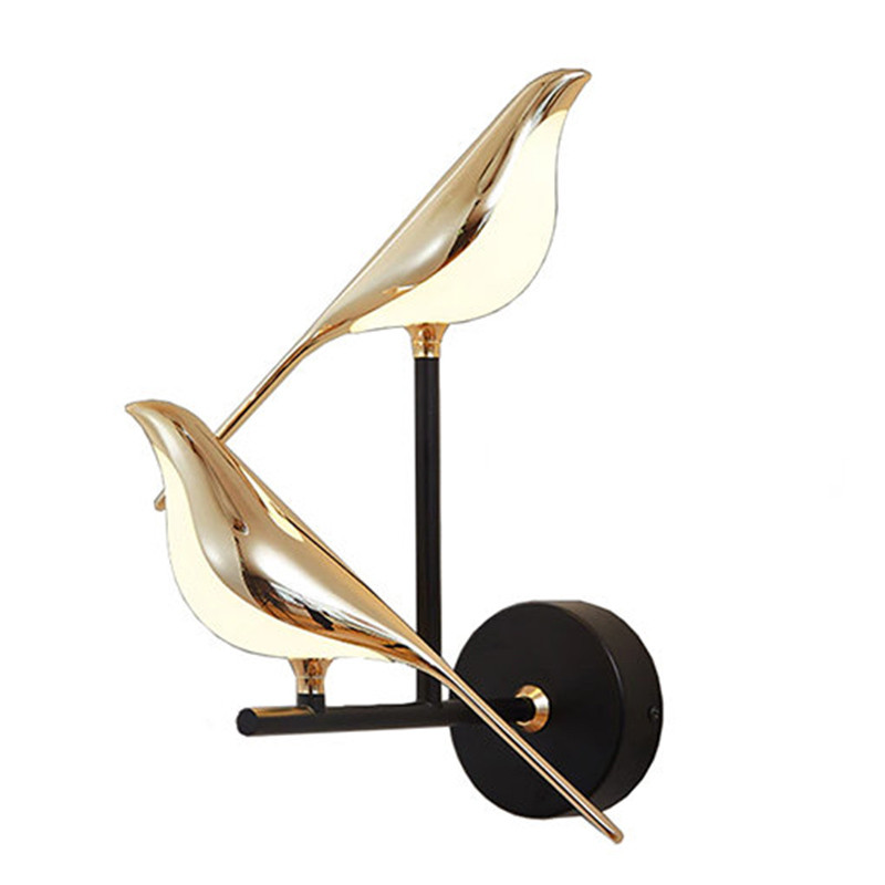 Бра с золотыми птичками NOMI Two birds