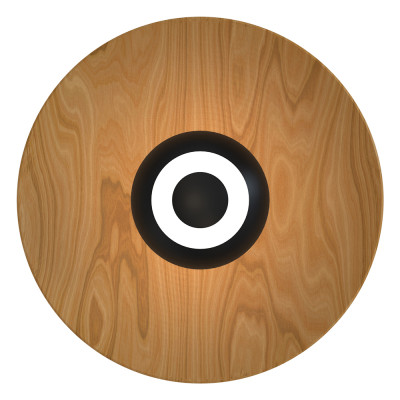 Бра с круглой металлической основой под дерево Natural Harmonie