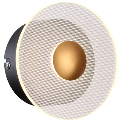 Бра с круглым плафоном и золотистыми акцентами Aurelia Circles