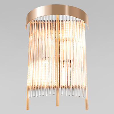 Бра с металлическим основанием и хрустальными трубками Gladia
