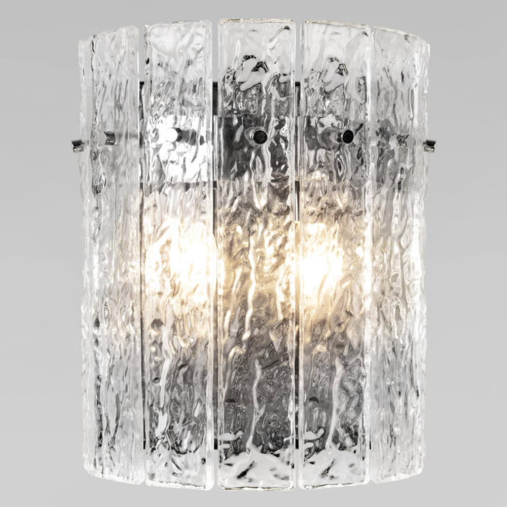 Бра с плафоном из текстурированного стекла Textured Glass