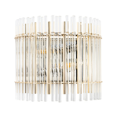 Бра с прозрачными вертикальными стеклянными трубками Gladia