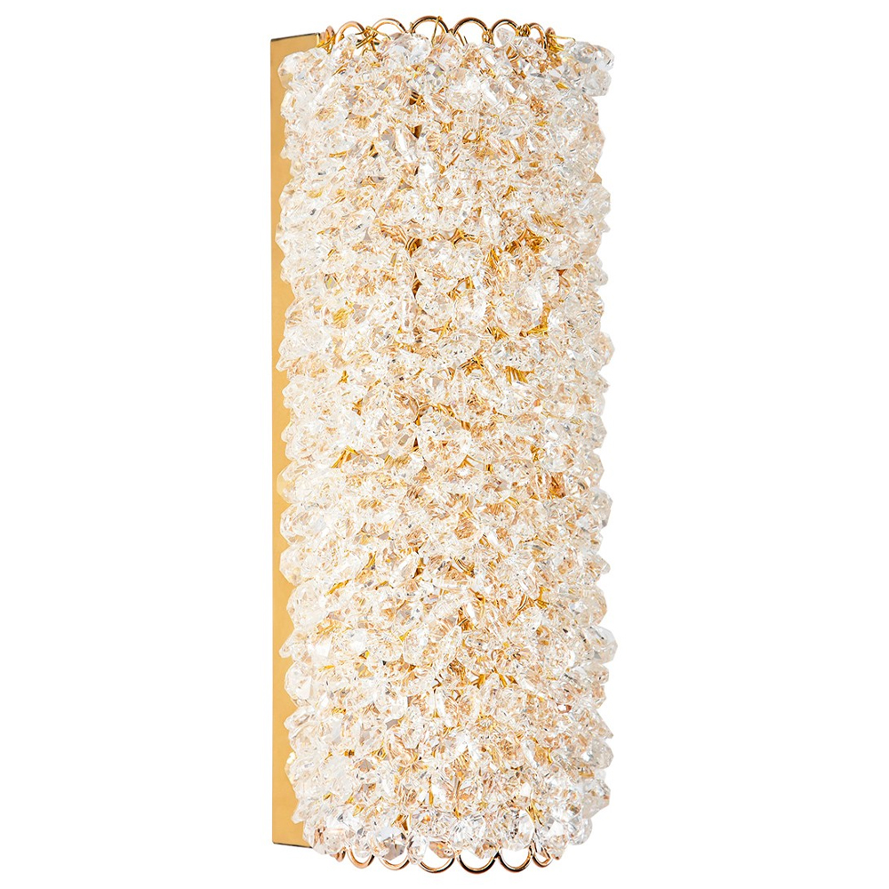 Бра с хрустальным плафоном Amber Crystal Wall Lamp 30