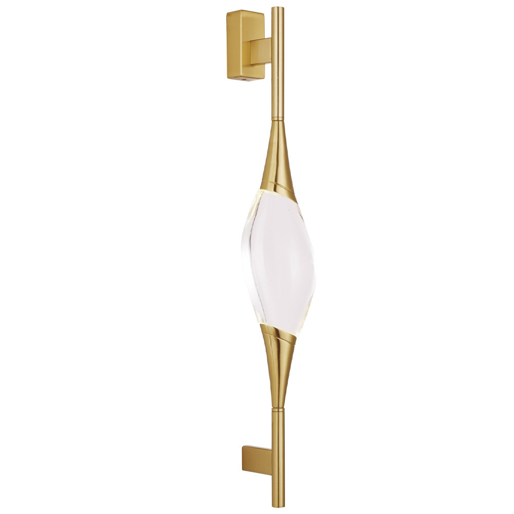 Бра с хрустальным плафоном Renee Golden Glass Drops Light Wall Lamp