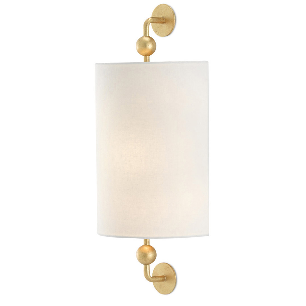 Бра светодиодное с полукруглым тканевым абажуром Sconce on Bracket