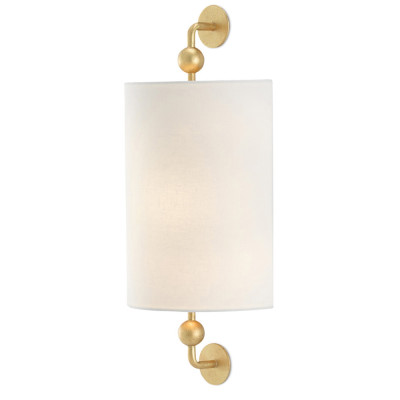 Бра светодиодное с полукруглым тканевым абажуром Sconce on Bracket