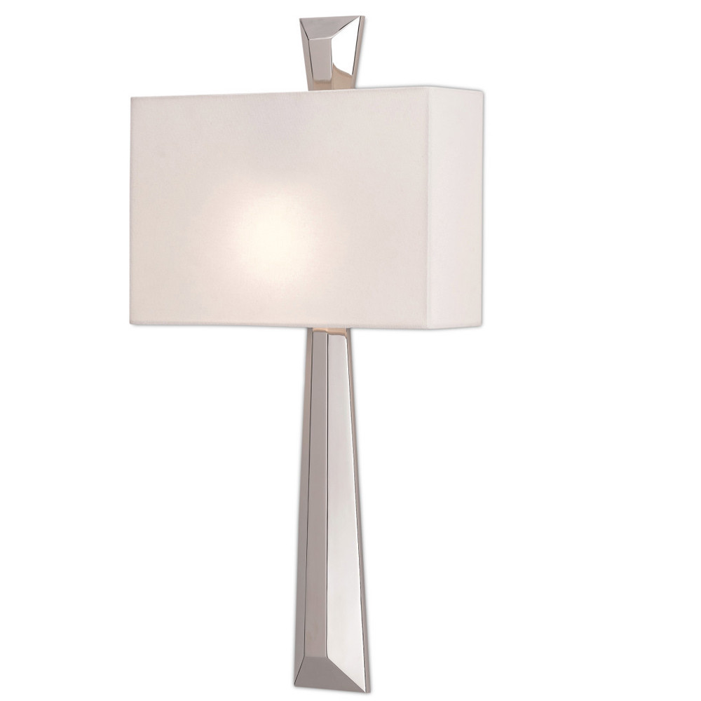 Бра светодиодное с прямоугольным тканевым абажуром Faceted Frame