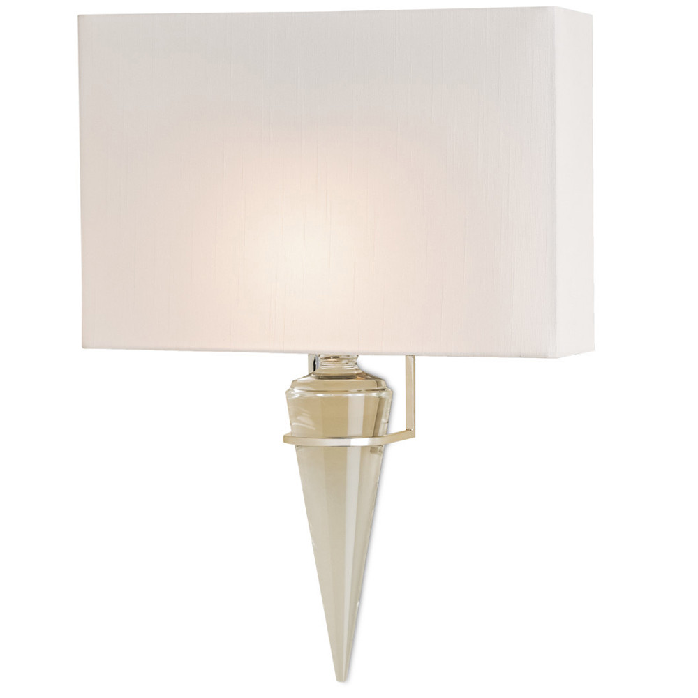 Бра светодиодное с прямоугольным тканевым абажуром Lonely Icicle