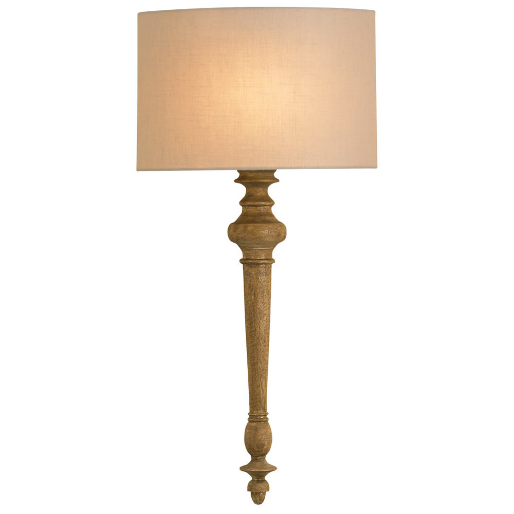 Бра светодиодное с тканевым абажуром на фигурном основании Undercut