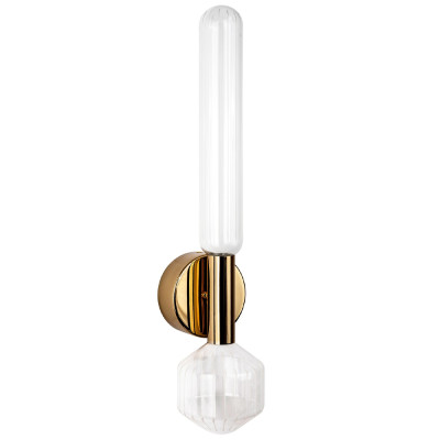 Бра со стеклянным плафоном в виде колбы Alfe Glass Wall Lamp