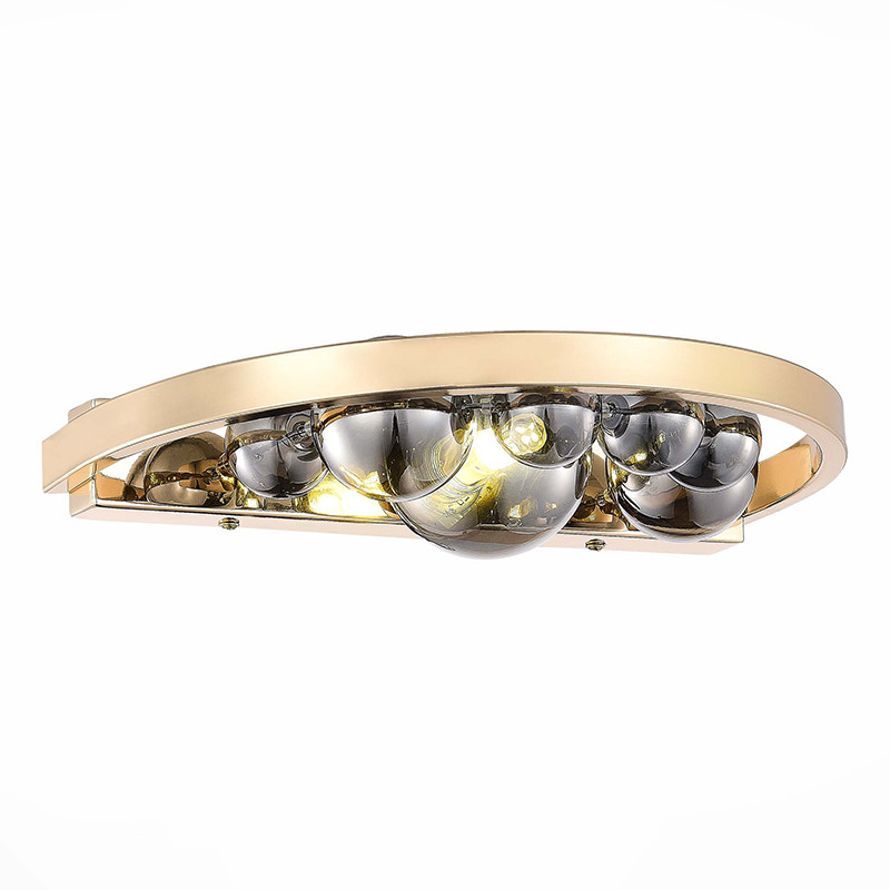 Бра со стеклянными шарами Caviar Gold