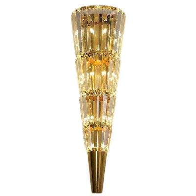 Бра стеклянное в форме конуса Copper Light