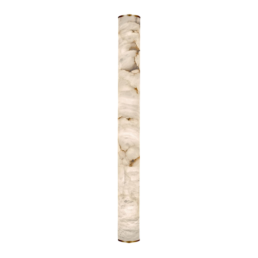 Бра цилиндрической формы из натурального алебастра Alabaster Geometry