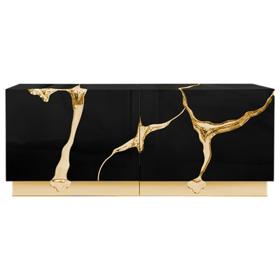 Буфет Modern Contemporary Lapiaz Sideboard Boca do Lobo Черный
