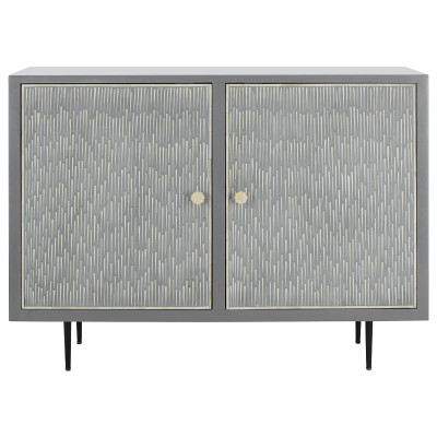 Буфет инкрустированный Inlaid Bone gray