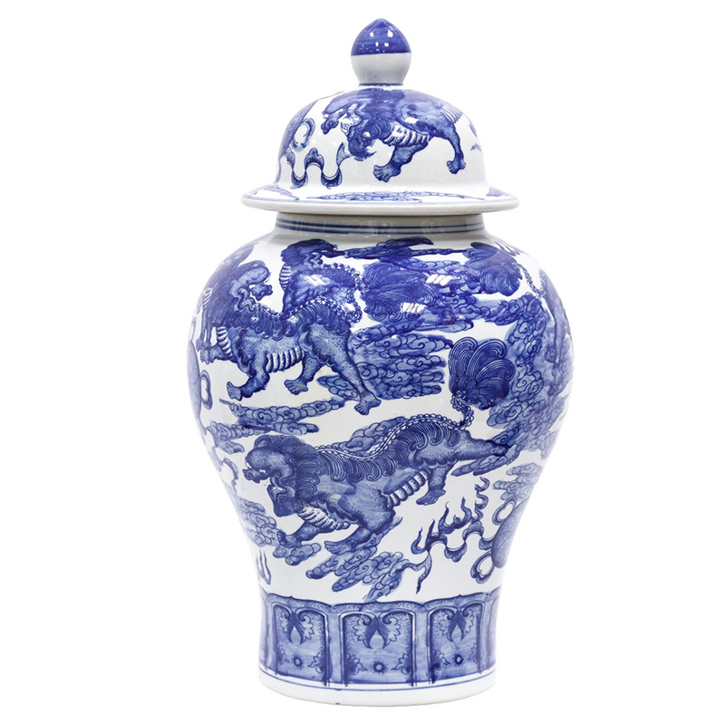 Ваза Blue White Chinese Dragon Vase
