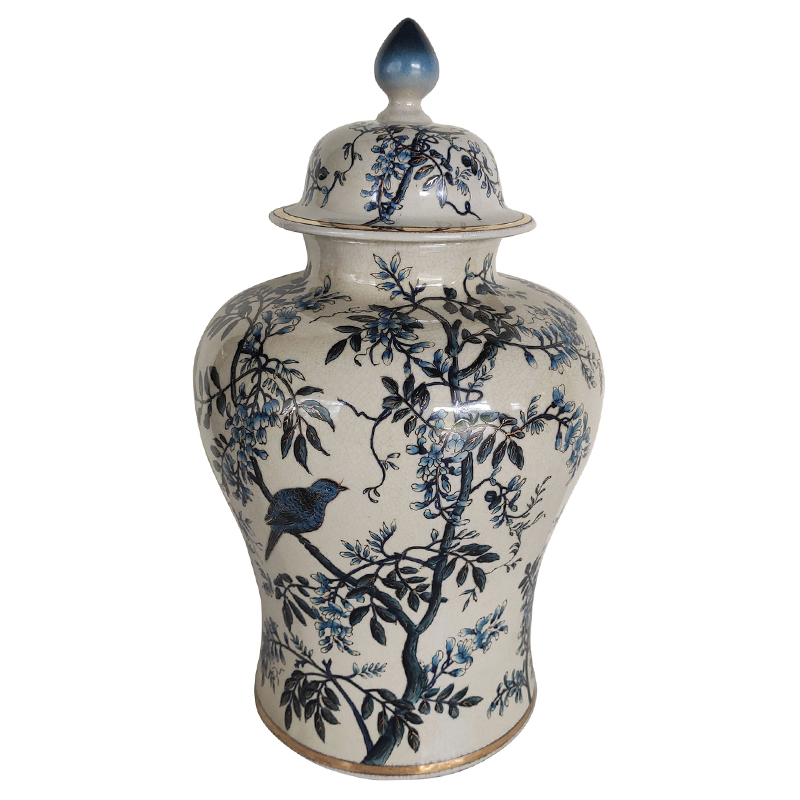 Ваза Blue White Vase Ramao