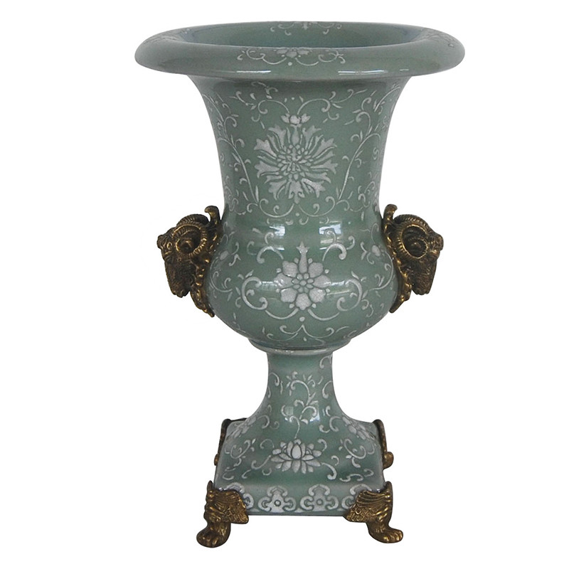 Ваза Bronze Aries Gray Vase