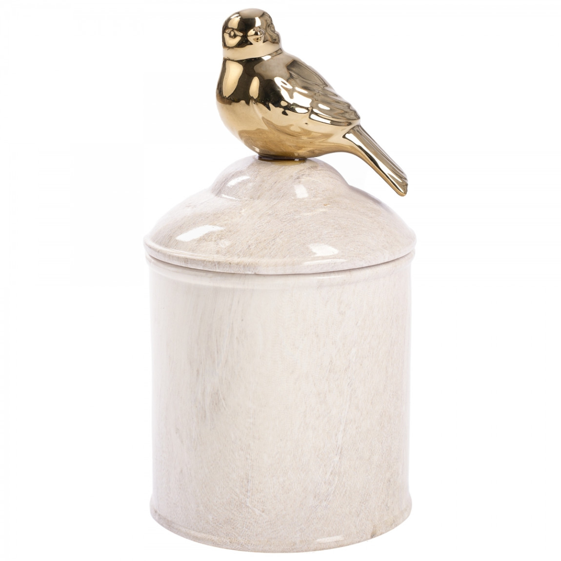 Ваза c крышкой Marble Bird
