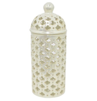 Ваза c крышкой Pearl Carving