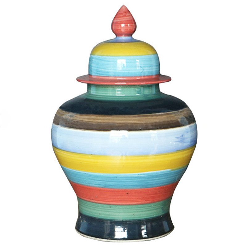 Ваза Colored Stripes Rainbow Vase