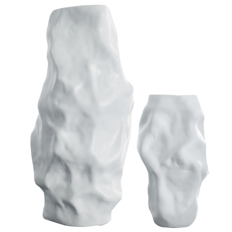 Ваза Crumpled White Vase