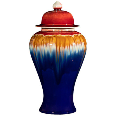 Ваза Deep Blue Colored Rainbow Vase
