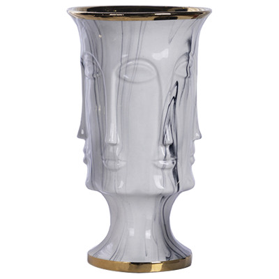 Ваза DORA MAAR URN Grey Marble Vase