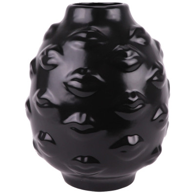 Ваза GILDED GALA ROUND BLACK Vase
