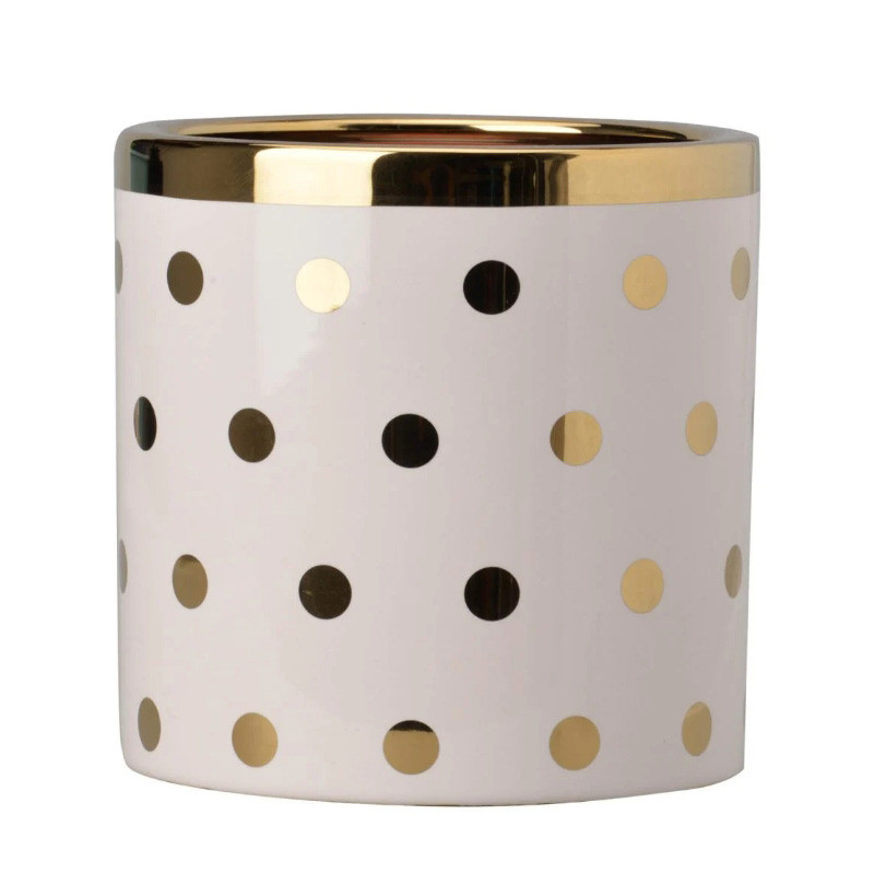 Ваза Gold & White Peas