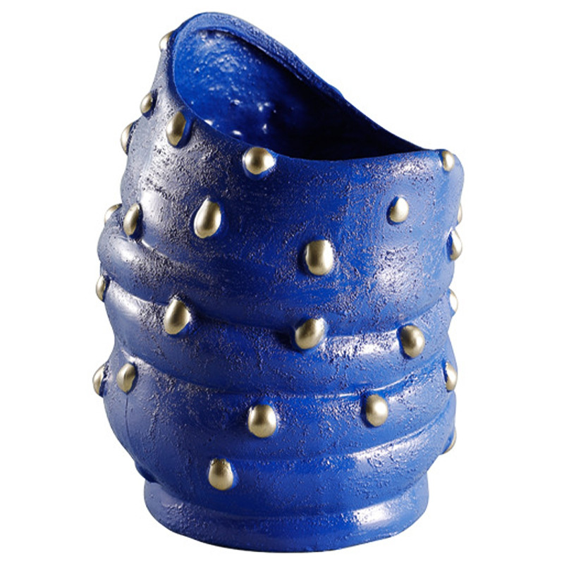 Ваза Molecule Collection Vase Blue Gold