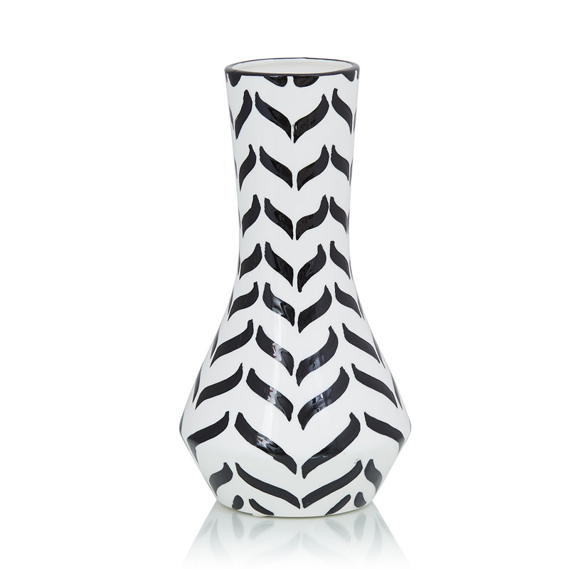 Ваза Obento Vase black and white