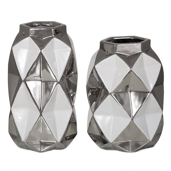 Ваза Origami Silver