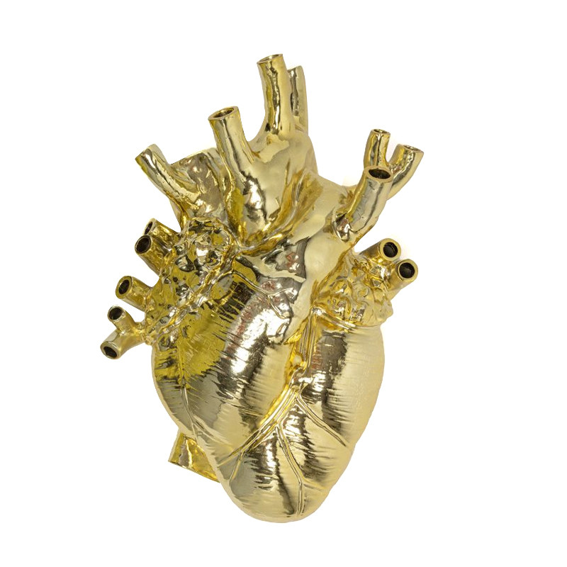 Ваза Seletti Love in Bloom Gold Gaint