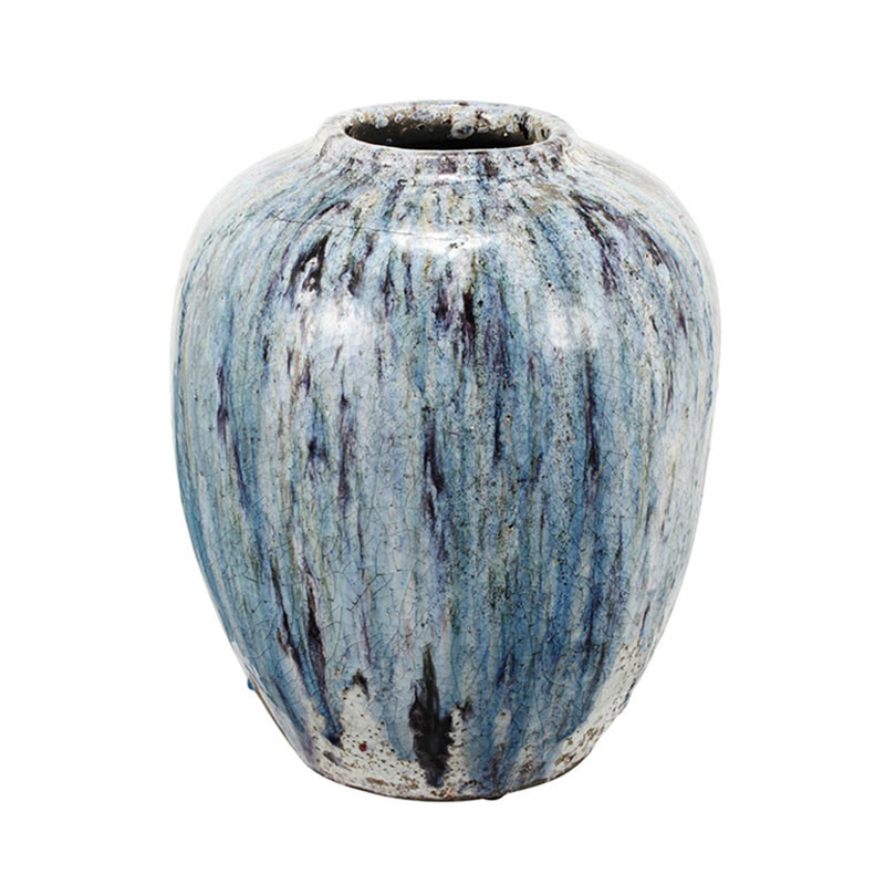 Ваза Terracotta Vase blue-white