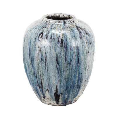 Ваза Terracotta Vase blue-white