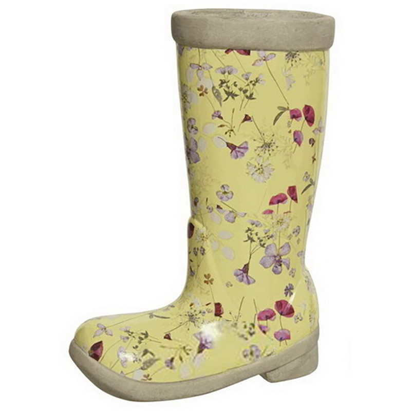Ваза Vase Boot yellow