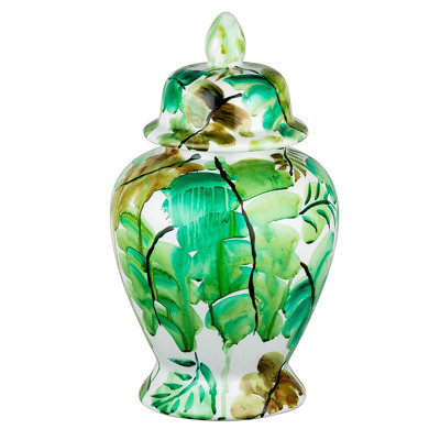 Ваза Vase Green Leaves 43