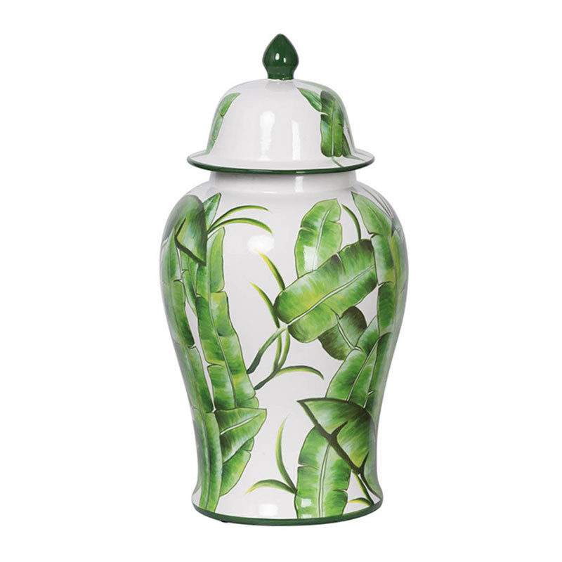 Ваза Vase Green Leaves I