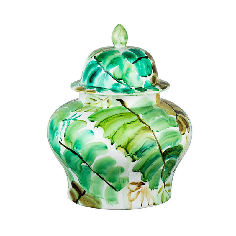 Ваза Vase Green Leaves II