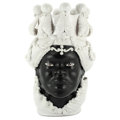 Ваза VASE MORO BIG LADY SIMPLY MAT white